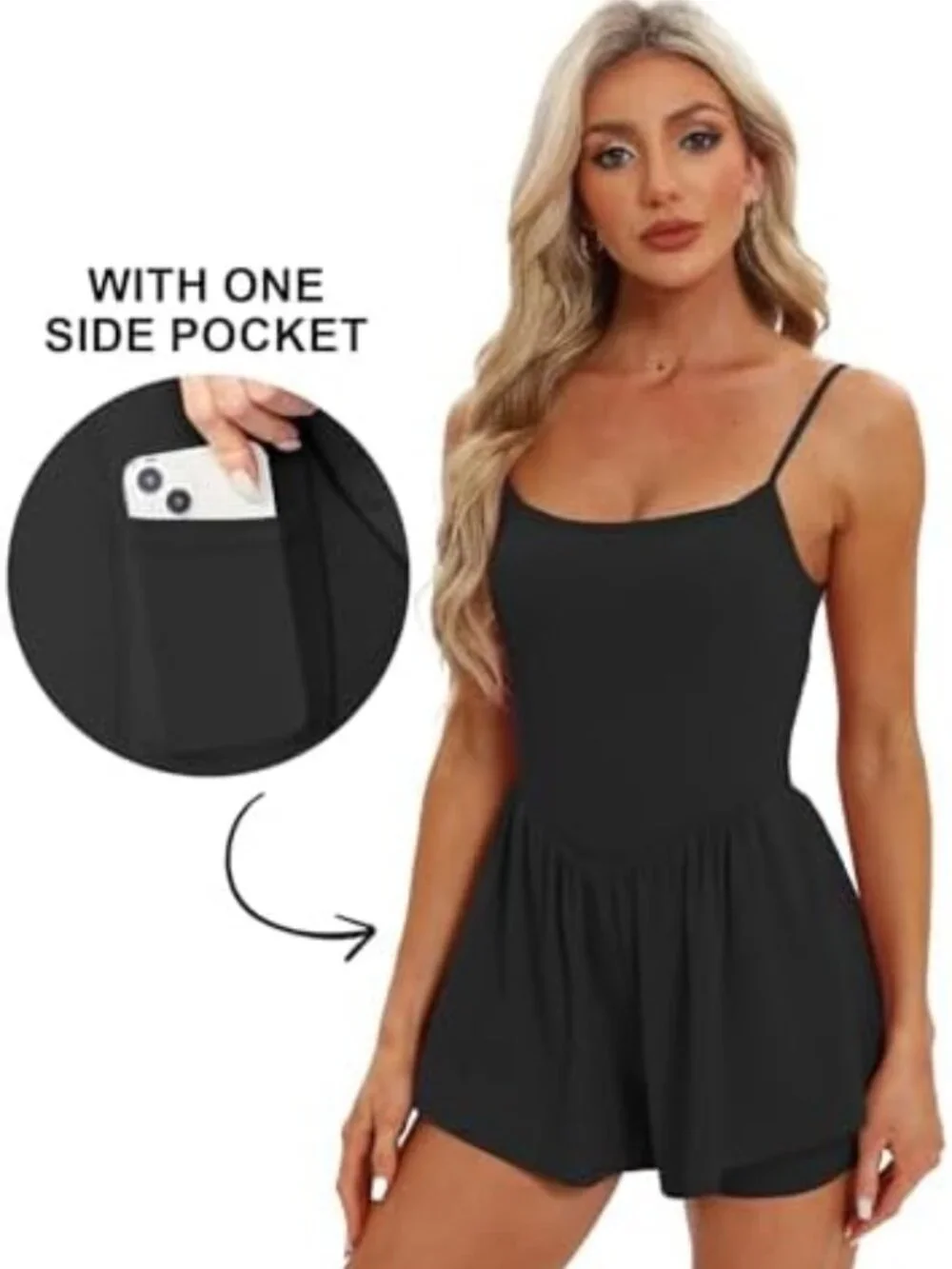 Chic Summer Sleeveless Romper for Women | Spaghetti Strap Shorts Jumpsuit